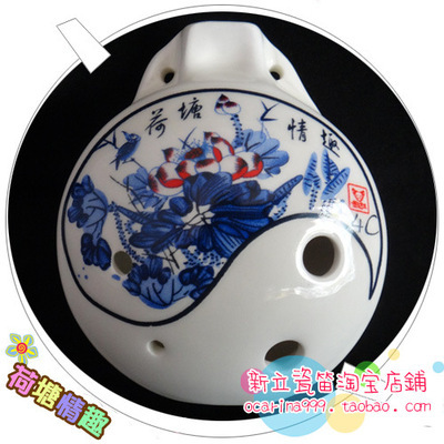 新立6孔AC陶笛荷塘情趣 景德鎮(zhèn)金泰陶瓷的民族吹奏藝術(shù)